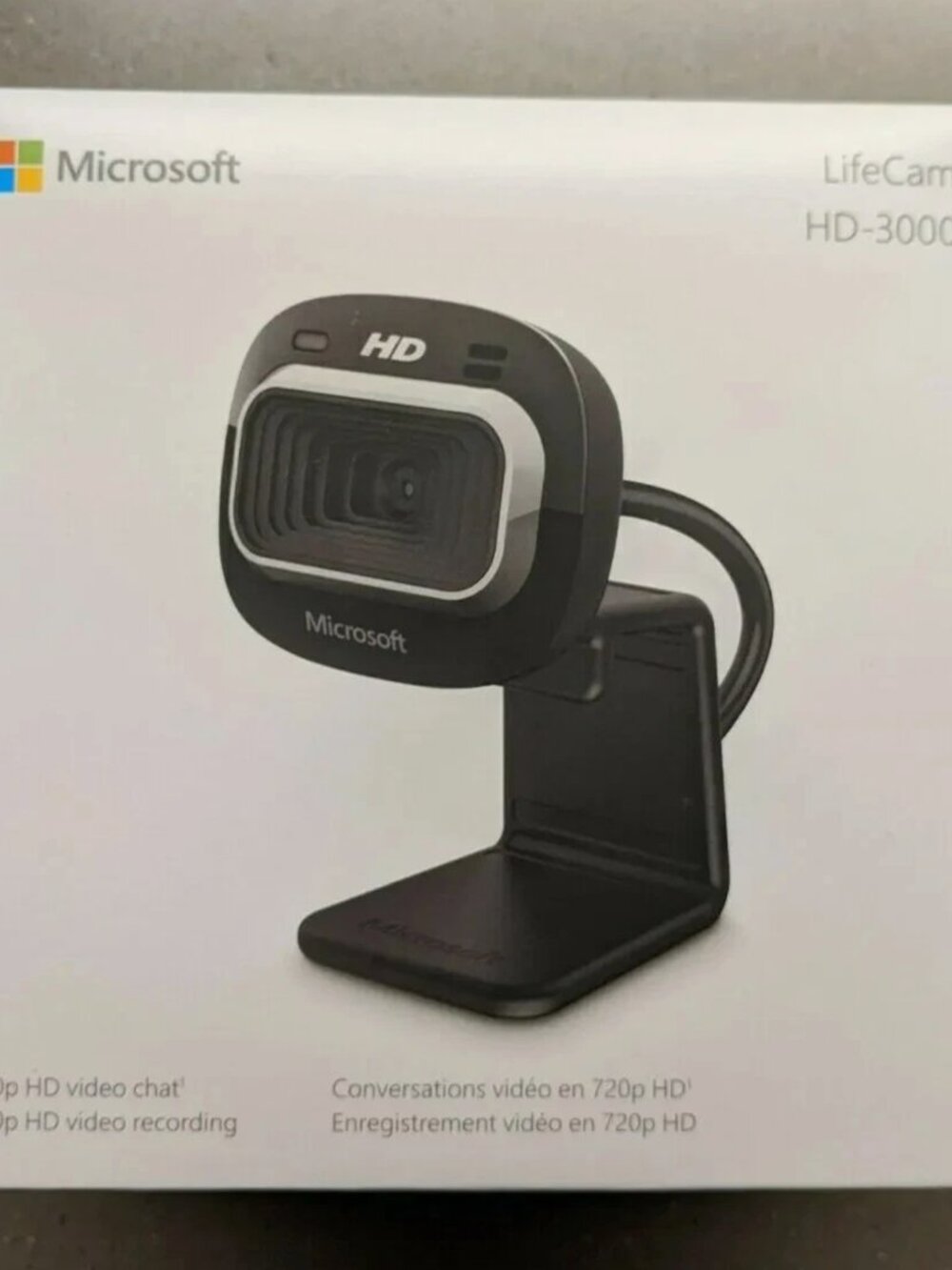 Microsoft LifeCam HD3000 Webcam Cam - USB Black NEW Sealed